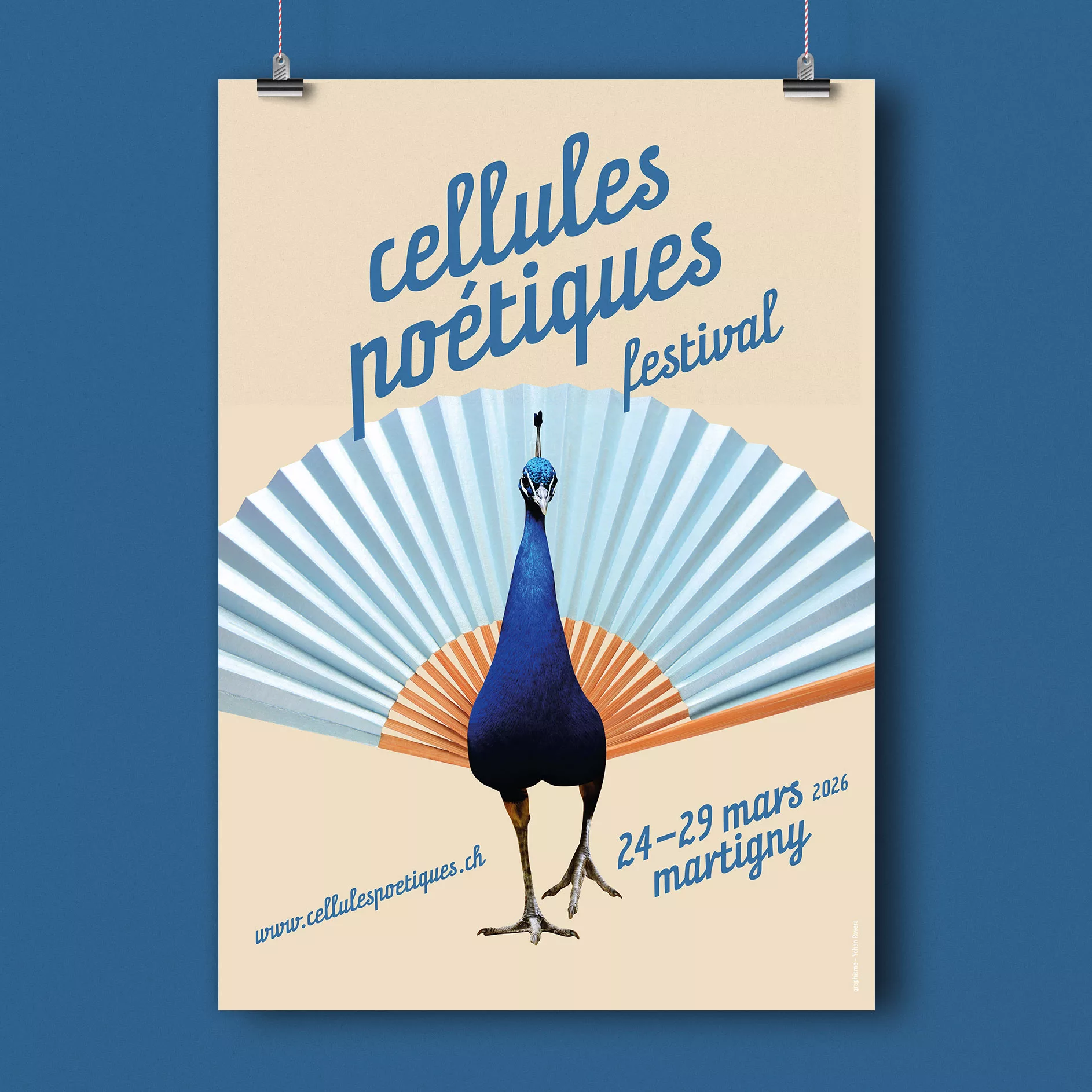 Cellules poétiques - affiche festival 2026 - 24-29 mars